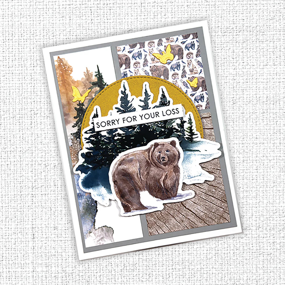 Paper Rose Embossed Die Cuts -  Mountain Trek 1.0