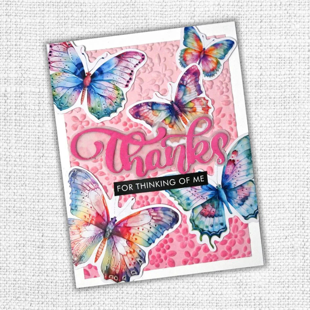 Paper Rose 3D Embossing Folder Floral Garden