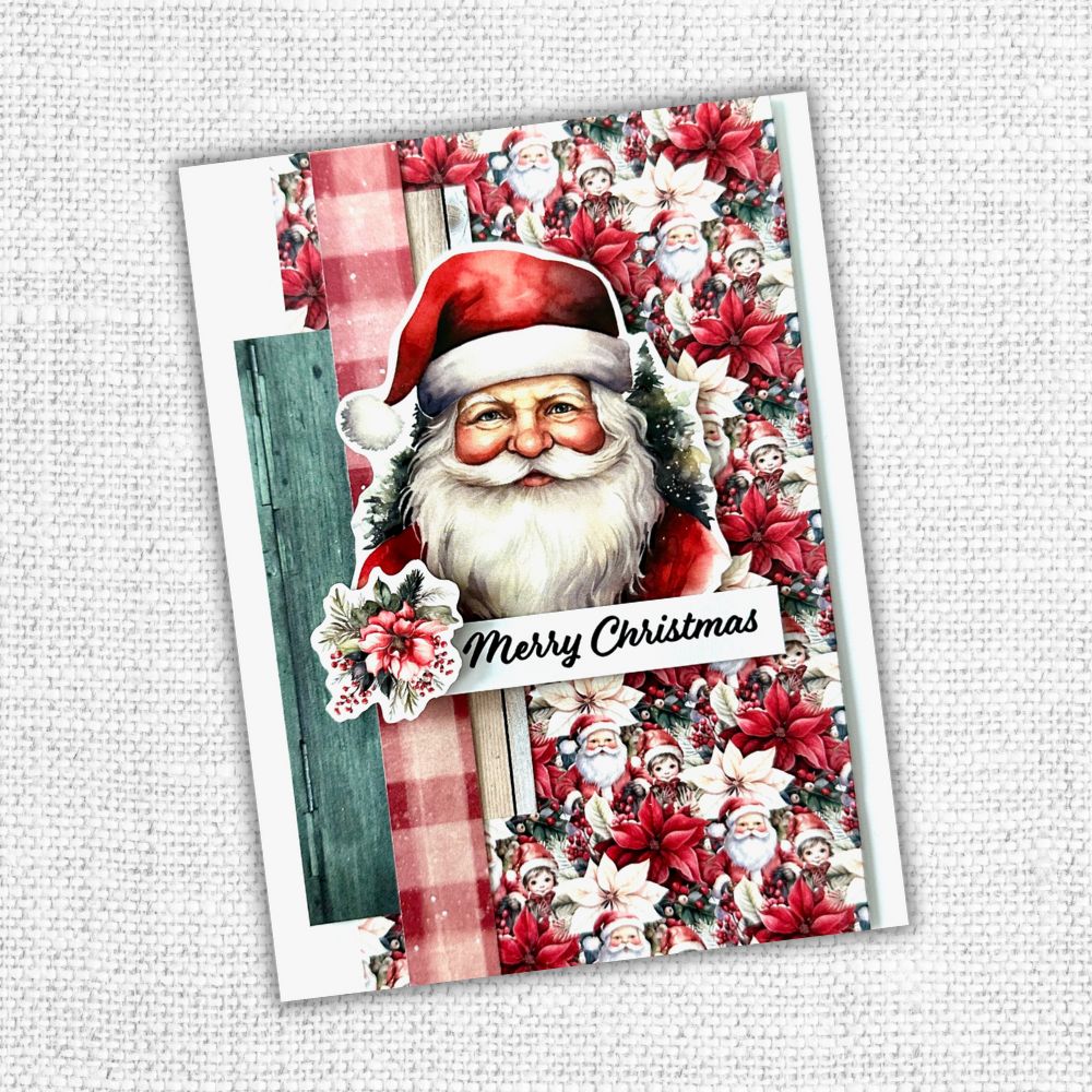 Paper Rose Embossed Die Cuts - Jolly Christmas 2.0
