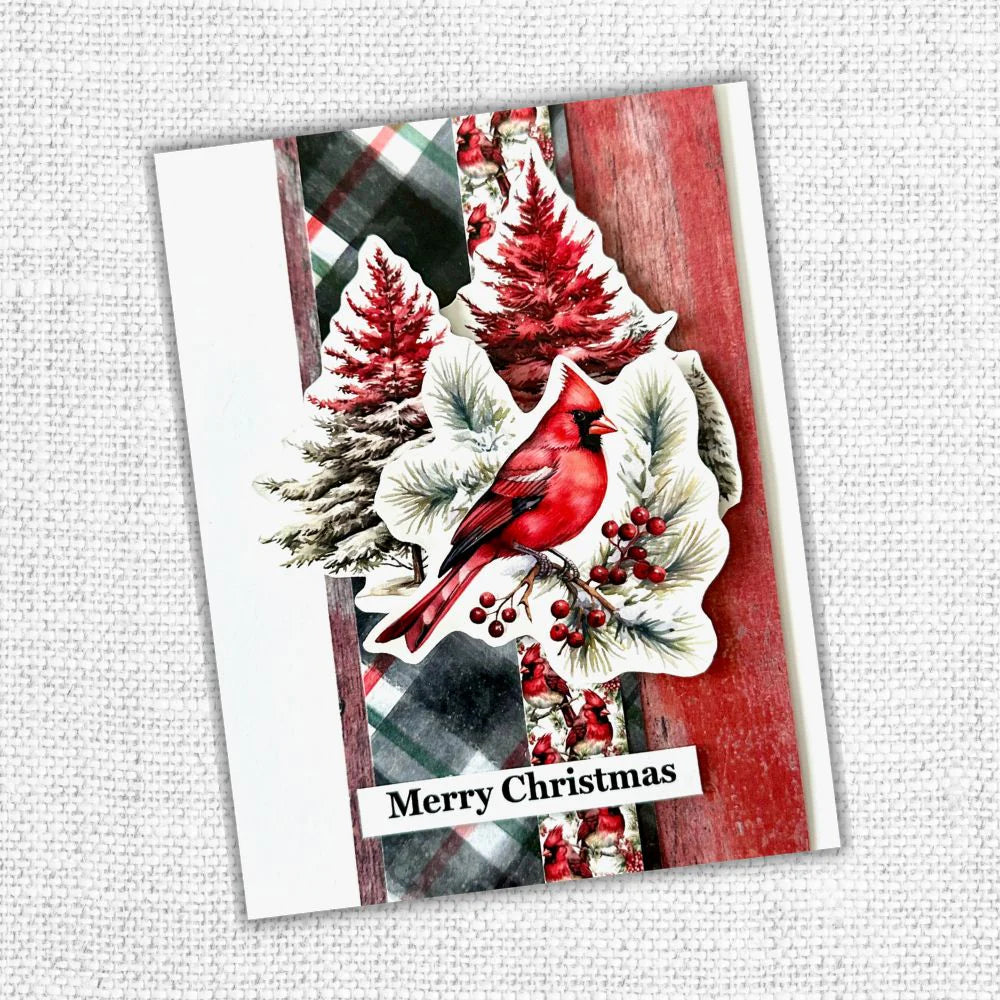 Paper Rose Embossed Die Cuts - Jolly Christmas 1.0