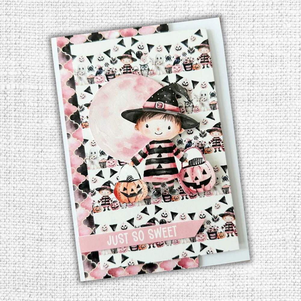 Paper Rose Cut Aparts - Pink Halloween