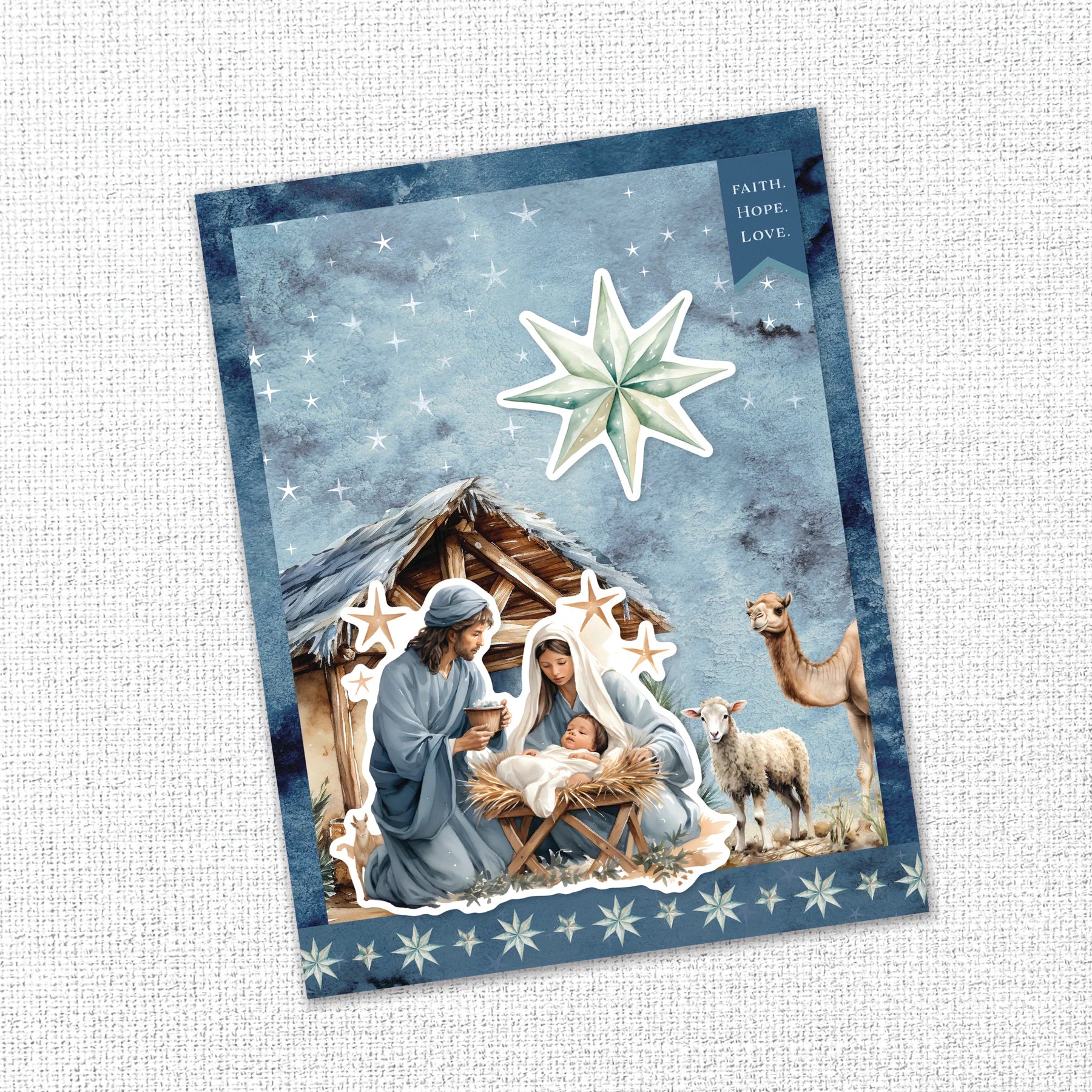 Paper Rose - Joy To The World  6'x6' Paper Collection