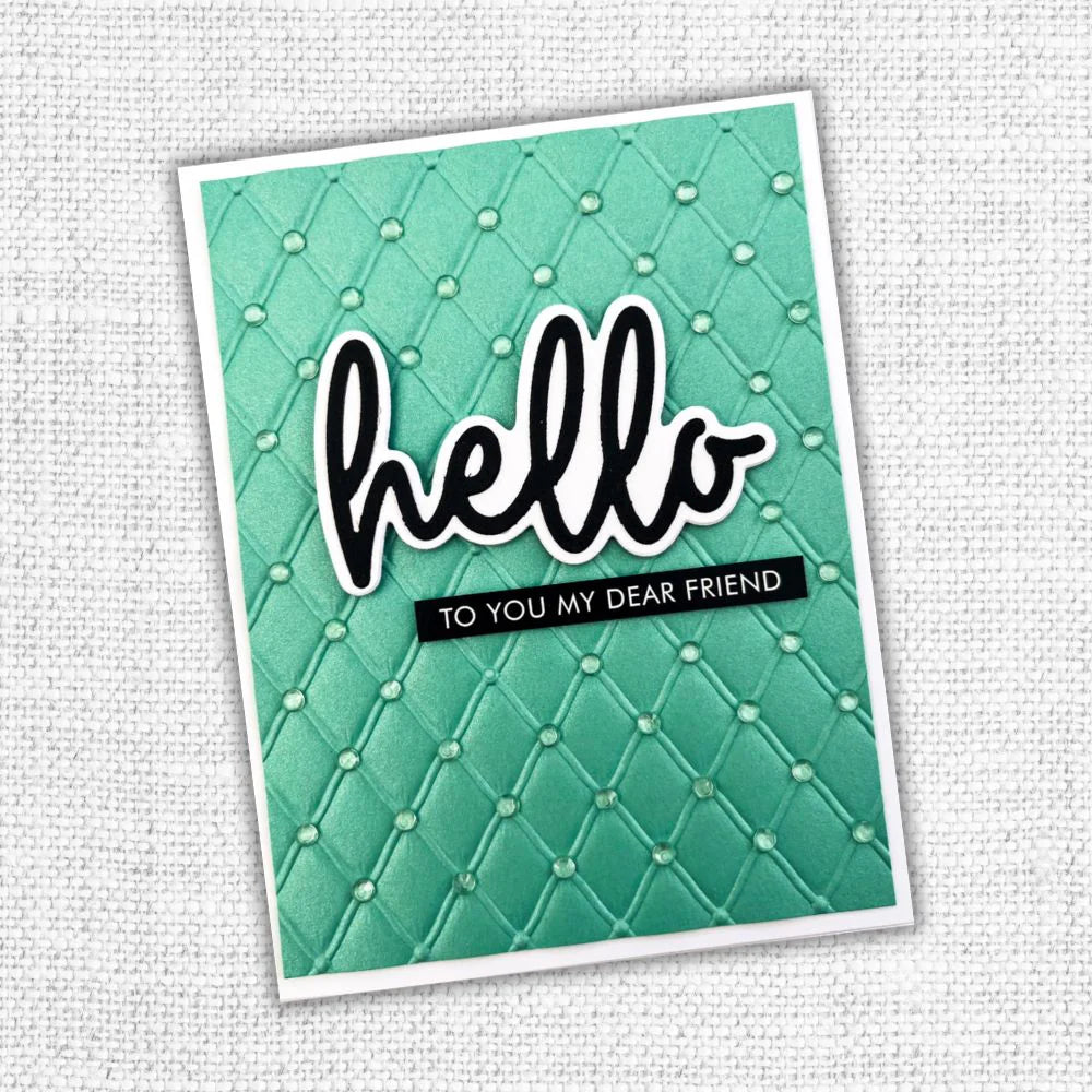 Paper Rose -  Metal Cutting Die - Hello