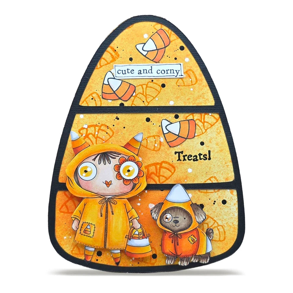 AALL & CREATE - A7 Stamps - Corny Cute #1425