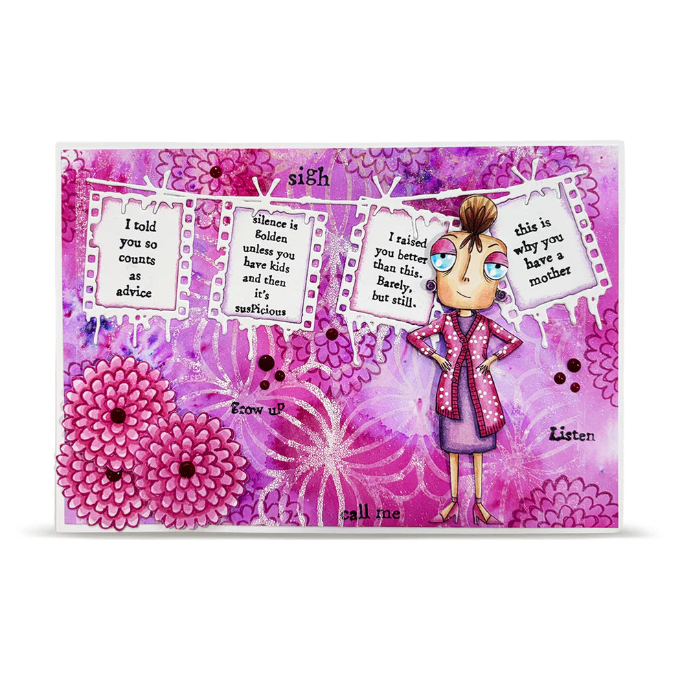 AALL & CREATE - A7 Stamps - Mother Dee  #1436