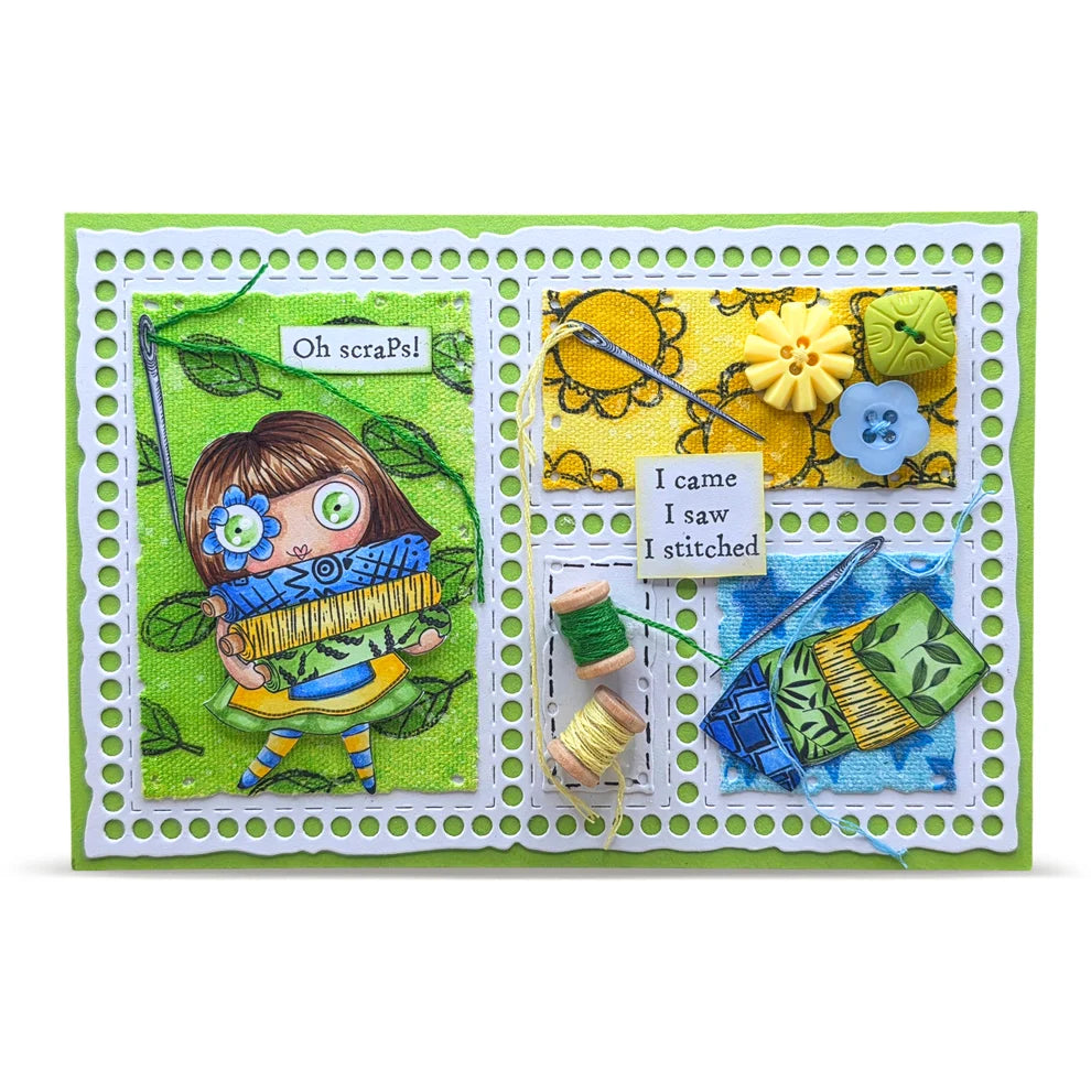 AALL & CREATE - A7 Stamps - Fabric Habit  #1499