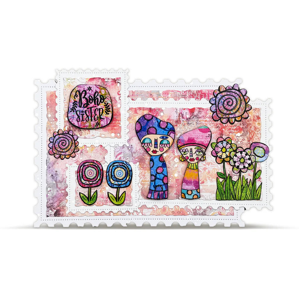 AALL & CREATE - Ephemera Die Cuts  - Bohemians  #EP-91