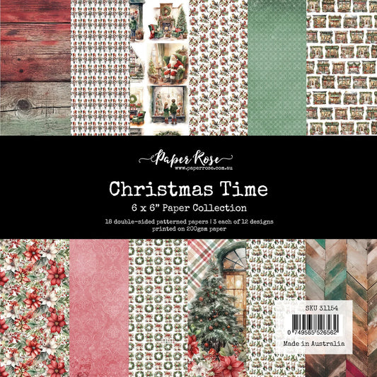 Paper Rose - Christmas Time  6x6 Paper Collection