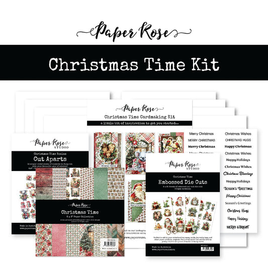 Paper Rose - Christmas Time  Cardmaking Kit
