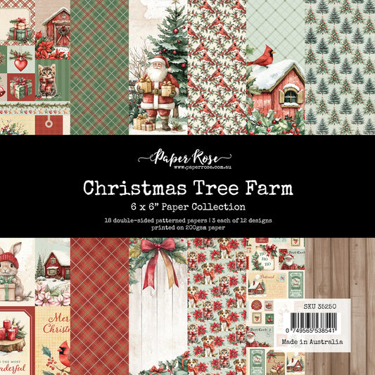 Paper Rose - Christmas Tree Farm 6'x6' Paper Collection