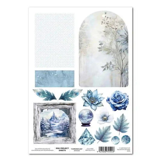 3 Quarter Designs - Mini Project Sheets - Winter Chronicles