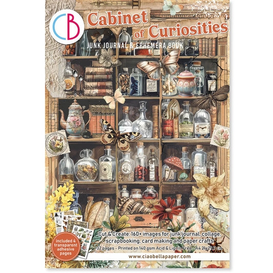 Ciao Bella - Junk Journal & Ephemera Book -Cabinet Of Curiosities