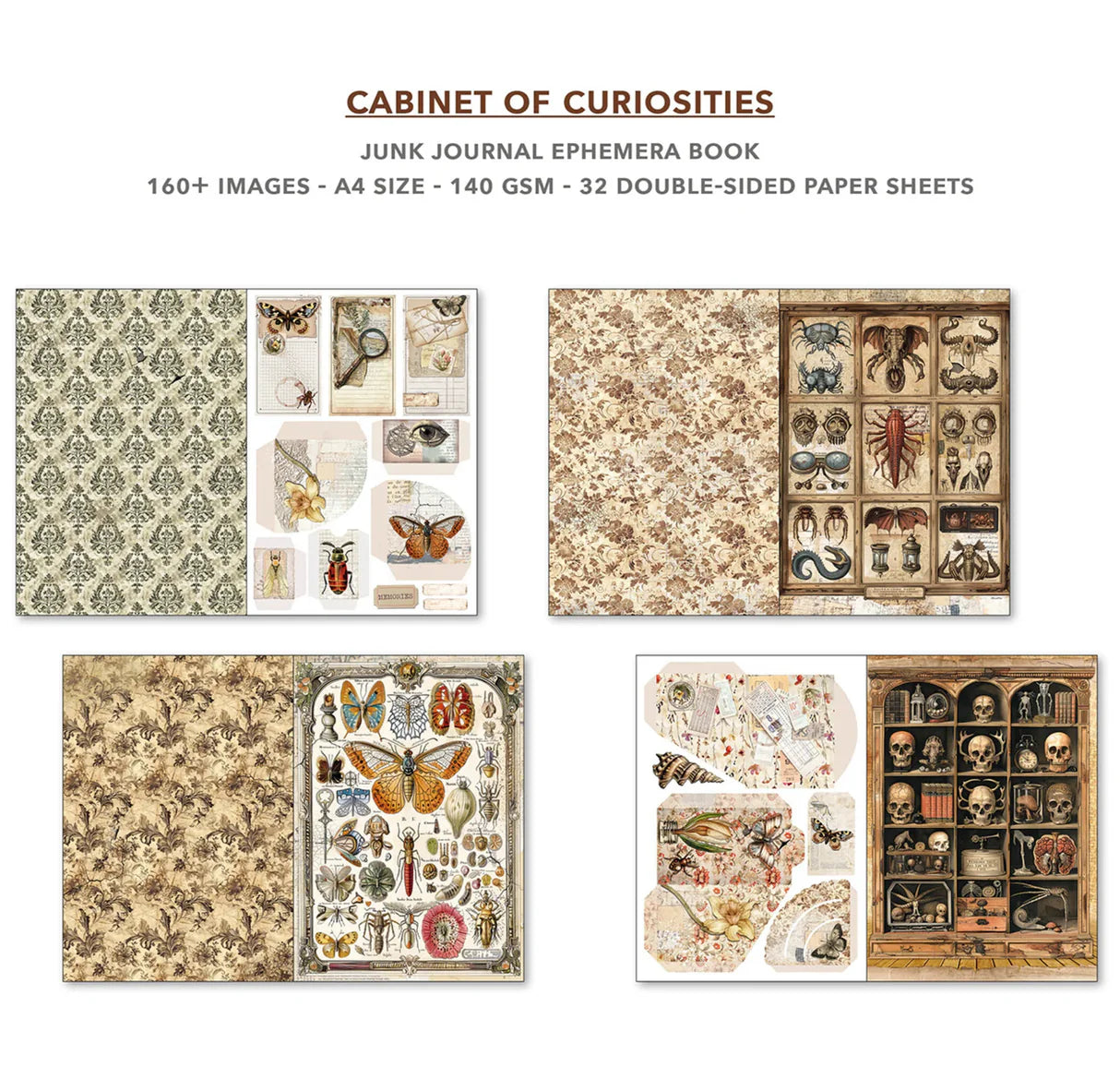Ciao Bella - Junk Journal & Ephemera Book -Cabinet Of Curiosities