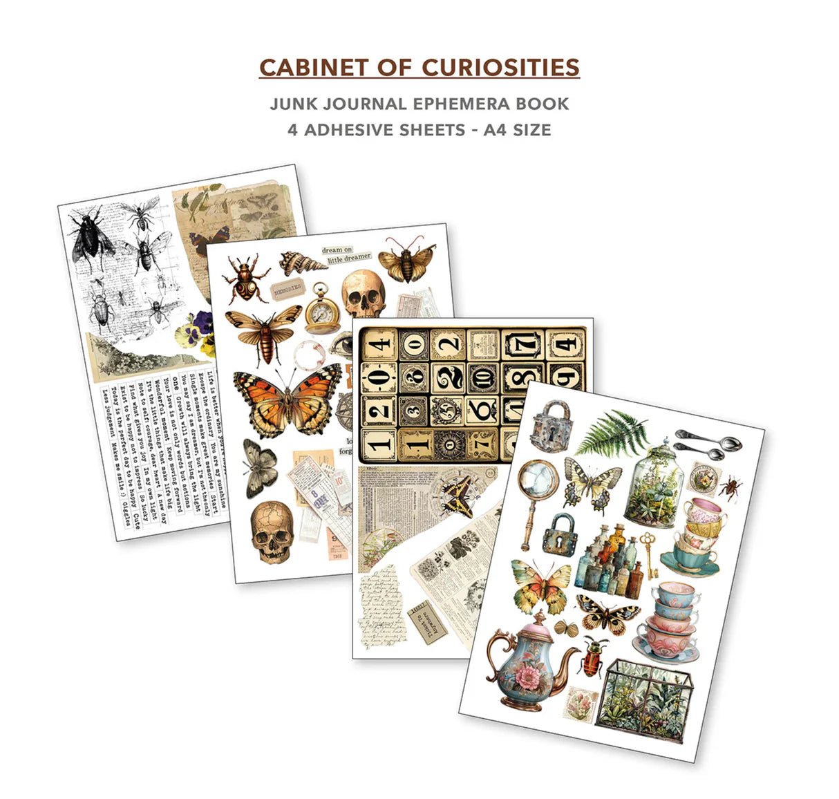 Ciao Bella - Junk Journal & Ephemera Book -Cabinet Of Curiosities