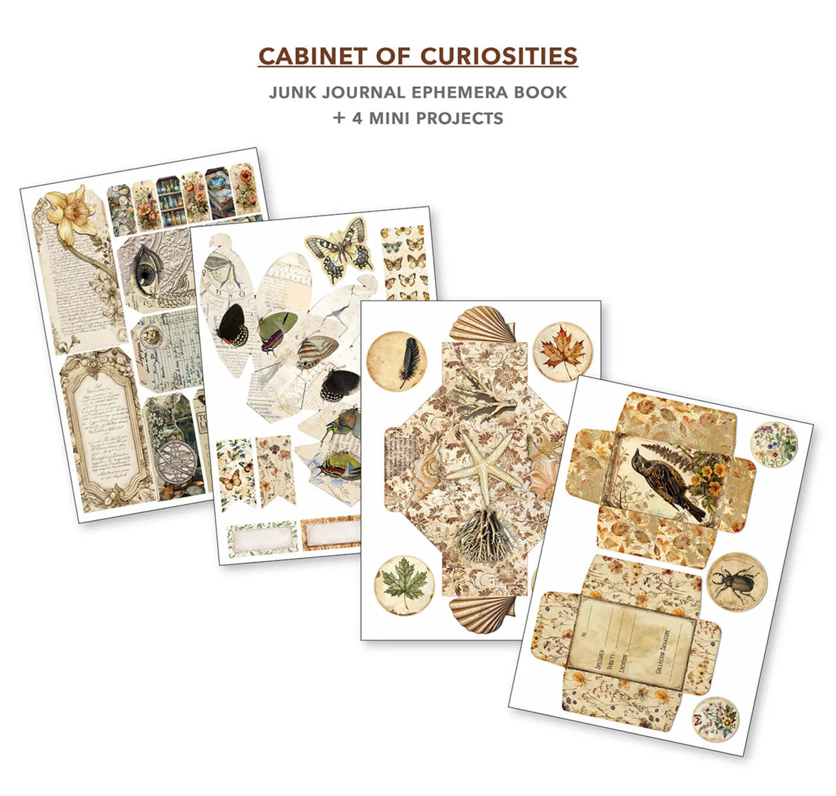 Ciao Bella - Junk Journal & Ephemera Book -Cabinet Of Curiosities