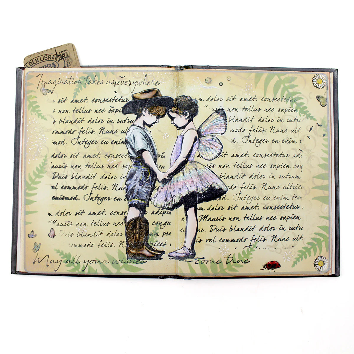 Cosmic Shimmer - Andy Skinner  Pre Cut Mounted Stamp - Imagination