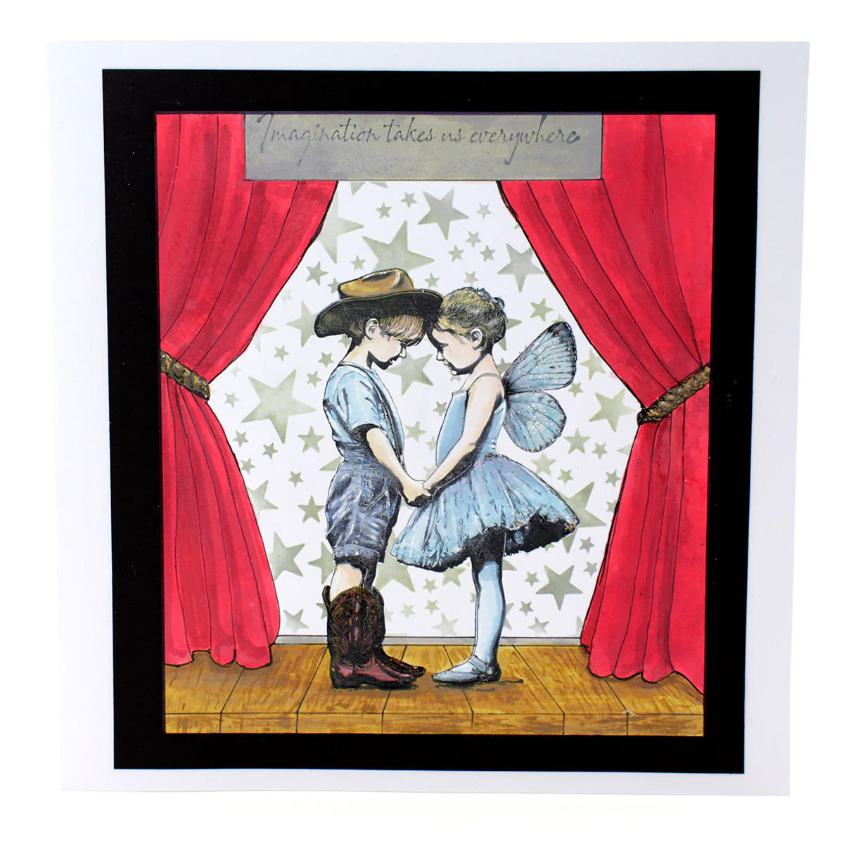 Cosmic Shimmer - Andy Skinner  Pre Cut Mounted Stamp - Imagination