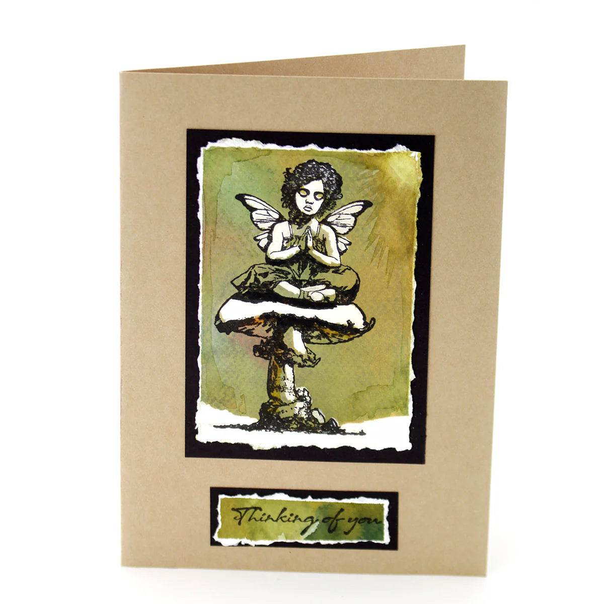 Cosmic Shimmer - Andy Skinner  Pre Cut Mounted Stamp - Thinking Of You