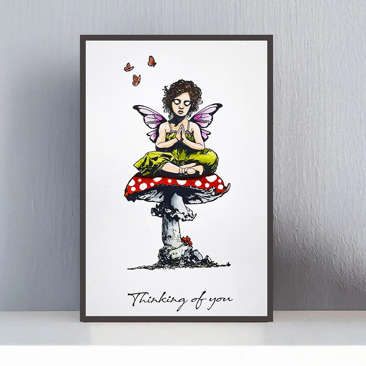 Cosmic Shimmer - Andy Skinner  Pre Cut Mounted Stamp - Thinking Of You