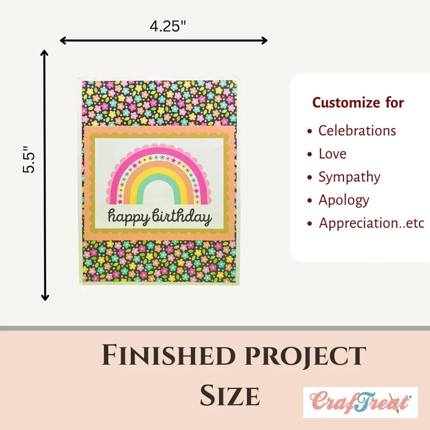 Craftreat - Card Blanks -  Twist Turn Pop Up Card