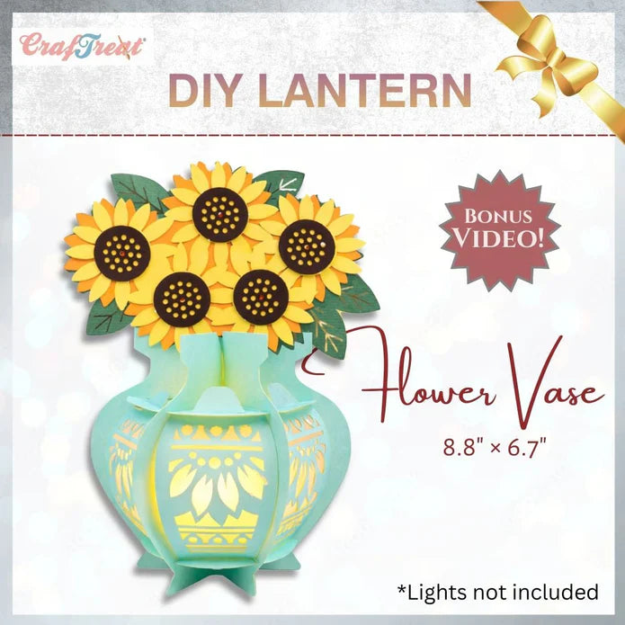 Craftreat - DIY Paper Lanterns - Flower Vase