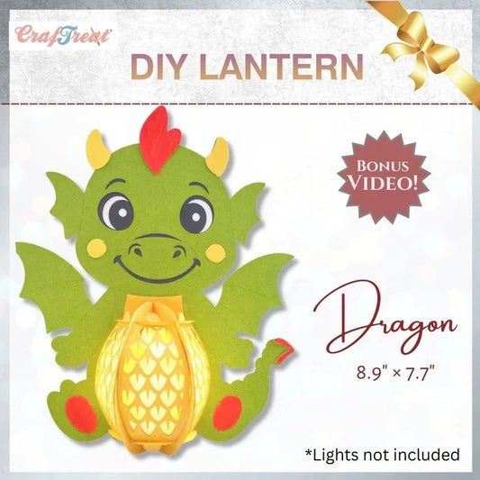 Craftreat - DIY Paper Lanterns - Dragon