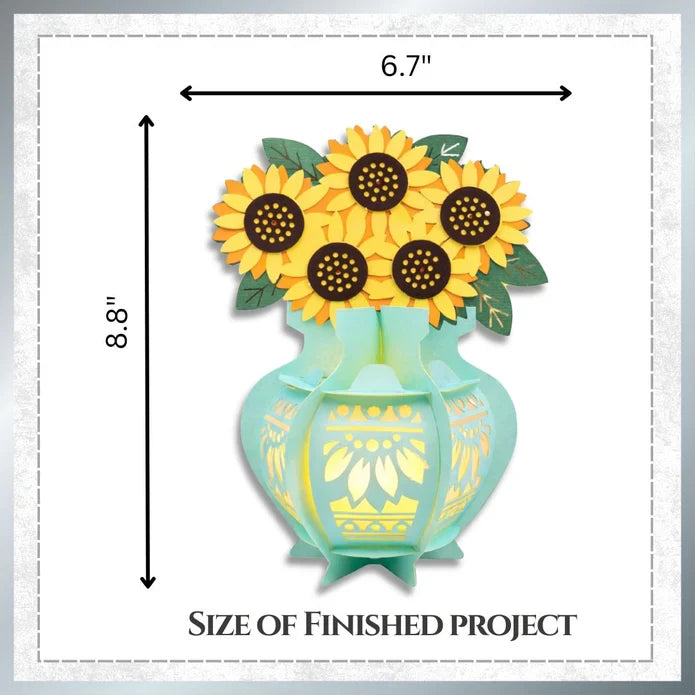 Craftreat - DIY Paper Lanterns - Flower Vase