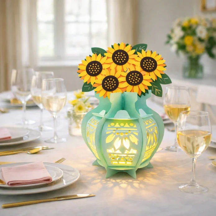 Craftreat - DIY Paper Lanterns - Flower Vase