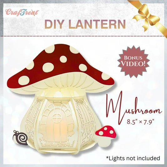 Craftreat - DIY Paper Lanterns - Mushroom