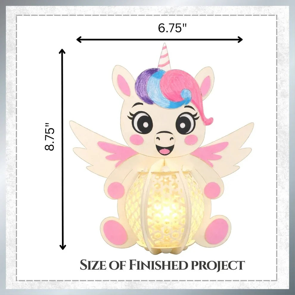 Craftreat - DIY Paper Lanterns - Unicorn