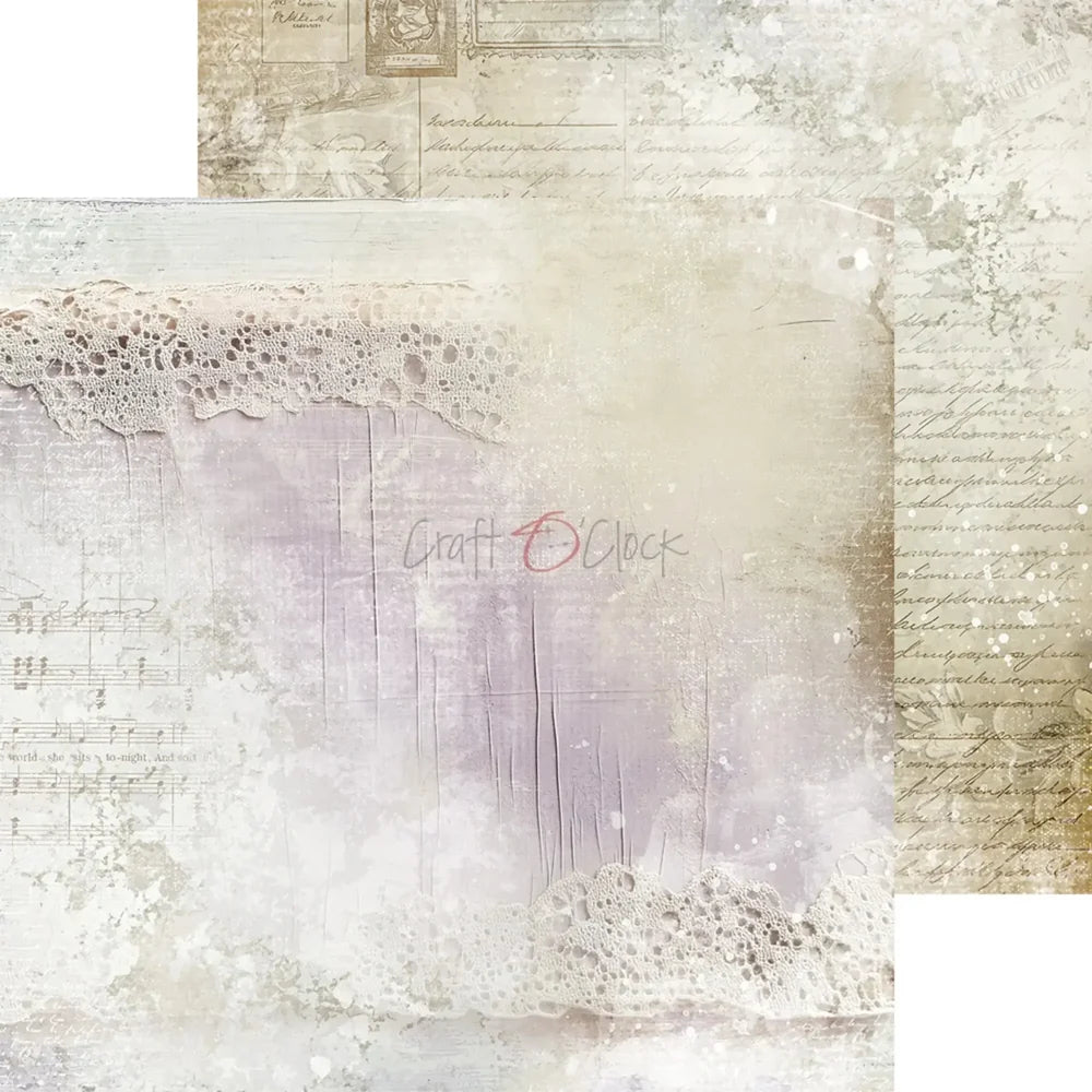 Craft O'Clock - Heritage Whispers 8"x 8" Paper Collection Pack