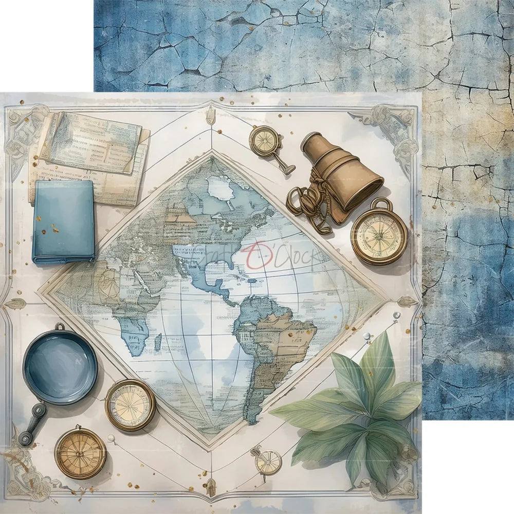 Craft O'Clock -  Summer Adventures 8"x 8" Paper Collection Pack