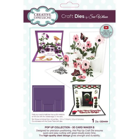 Creative Expressions - Pop Up Collection - 3D Card Maker B