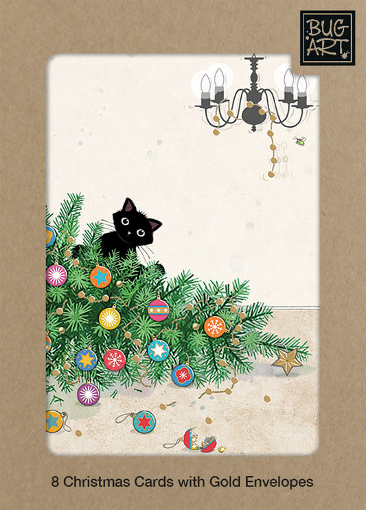 Bug Art Luxury Greeting Cards - Fallen Tree