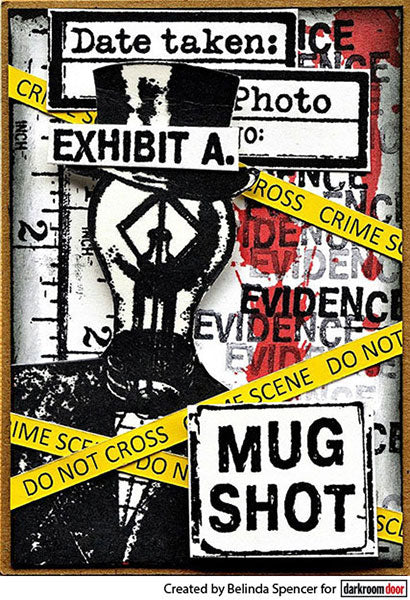Rubber Stamp - Darkroom Door - Collage - Mr Bright Idea