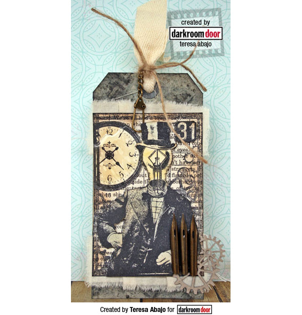 Rubber Stamp - Darkroom Door - Collage - Mr Bright Idea