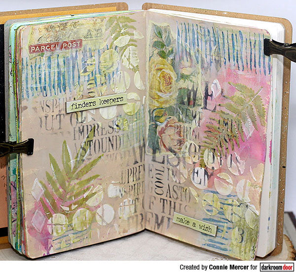 Stencil - Darkroom Door -Polka Dots (Large)