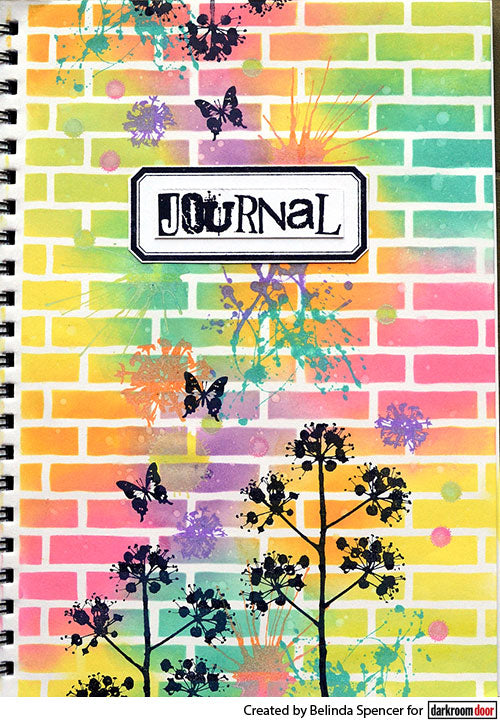 Stencil - Darkroom Door - Brick wall (Large)