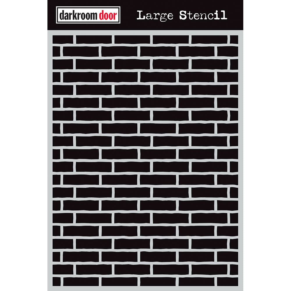 Stencil - Darkroom Door - Brick wall (Large)