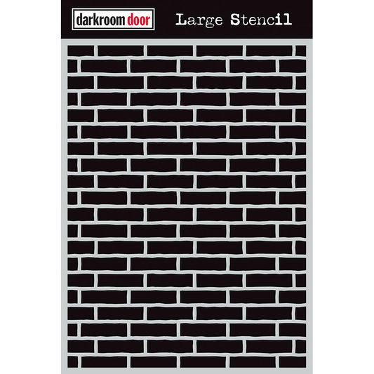 Stencil - Darkroom Door - Brick wall (Large)