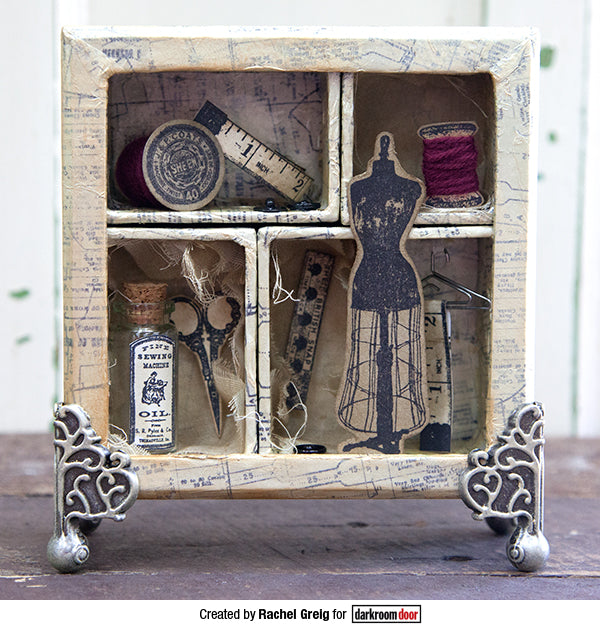 Rubber Stamp - Darkroom Door - Dressmaker