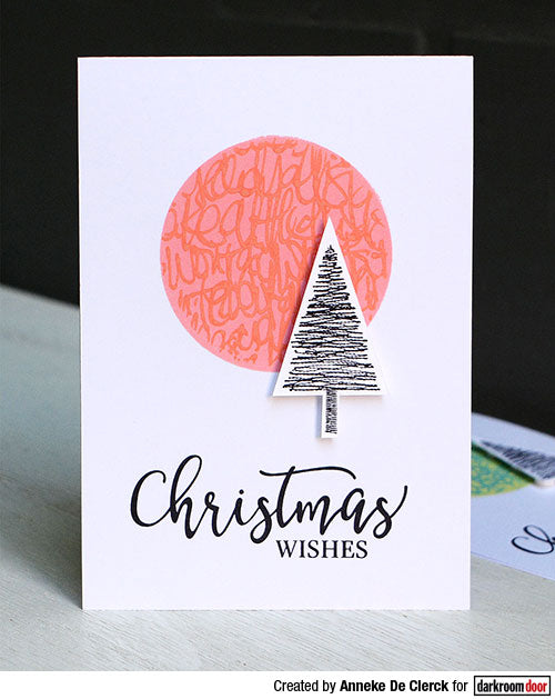 Rubber Stamp - Darkroom Door - Yuletide Greetings