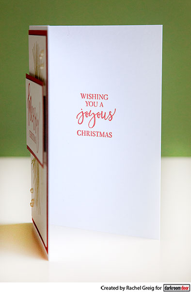 Rubber Stamp - Darkroom Door - Yuletide Greetings