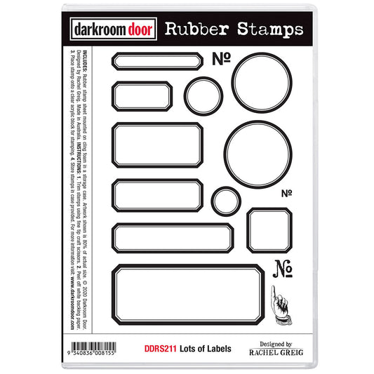 Rubber Stamp - Darkroom Door - Lots Of Labels