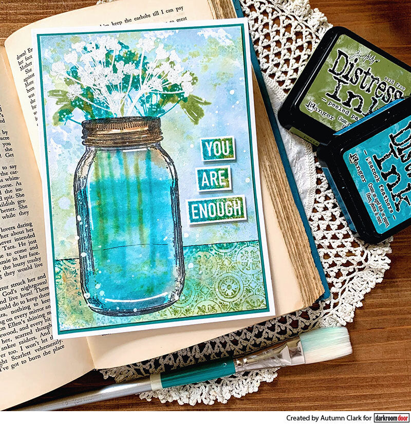 Rubber Stamp - Darkroom Door - You Are Everything