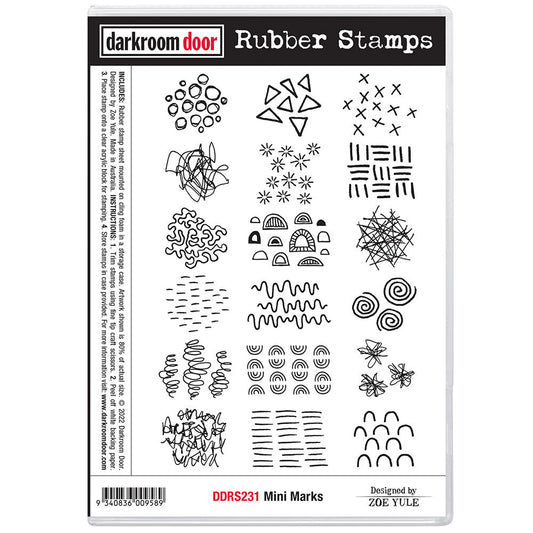 Rubber Stamp - Darkroom Door - Mini Marks