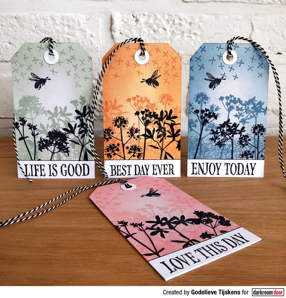 Rubber Stamp - Darkroom Door - Gathered Flowers