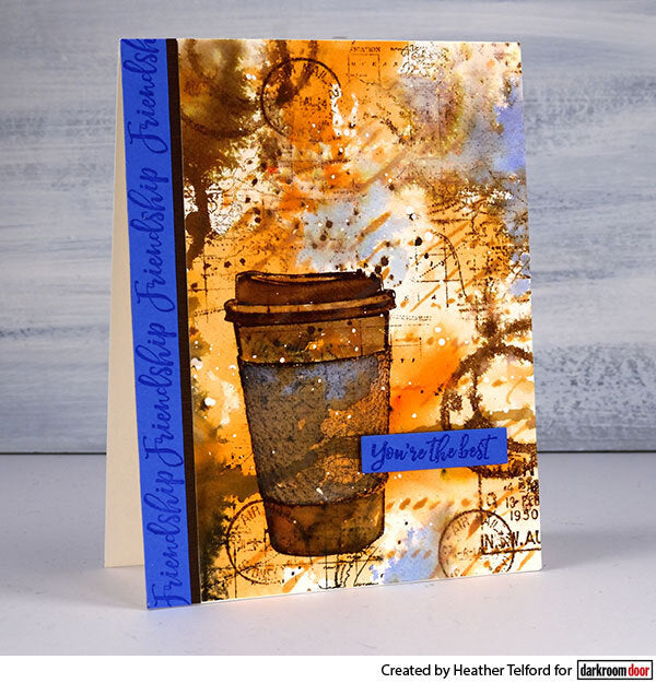 Rubber Stamp - Darkroom Door - Sentiment Stamp - Friendship