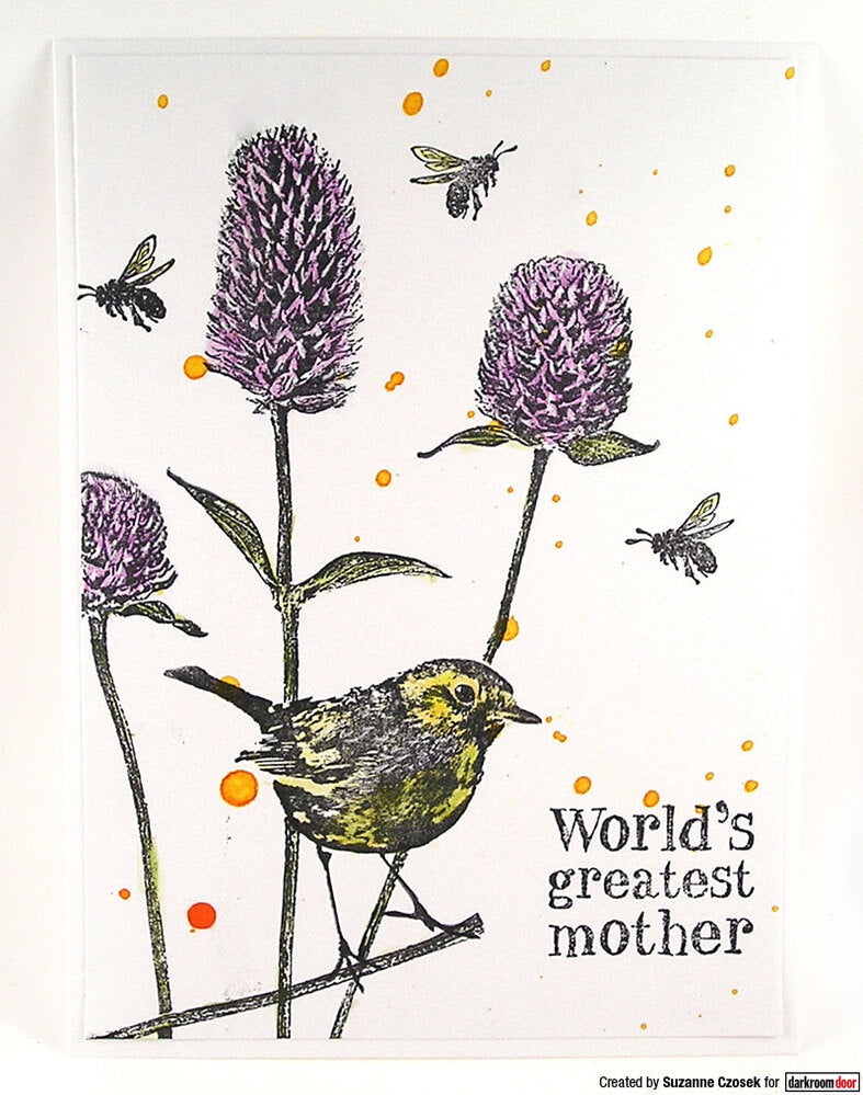 Rubber Stamp - Darkroom Door - Sentiment Stamp - Mothers Day