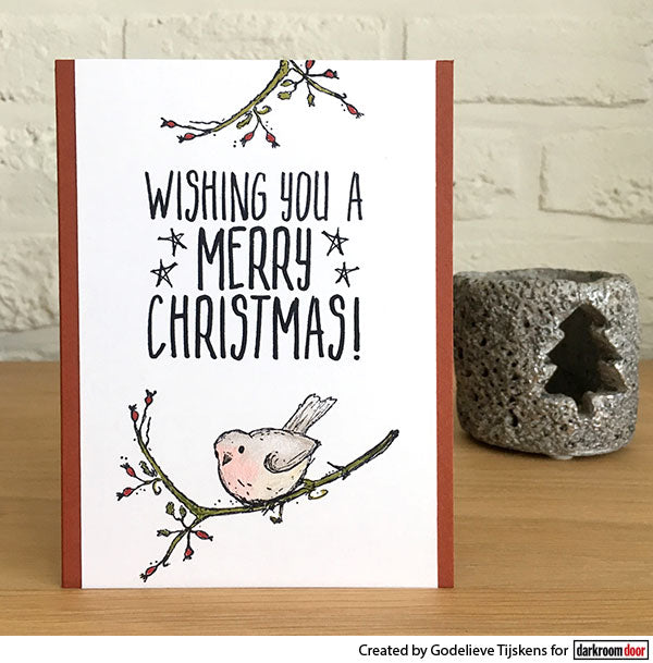 Rubber Stamp - Darkroom Door - Small Stamp - Christmas